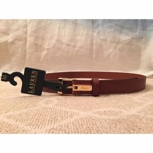 Ralph Lauren Brown Leather Belt